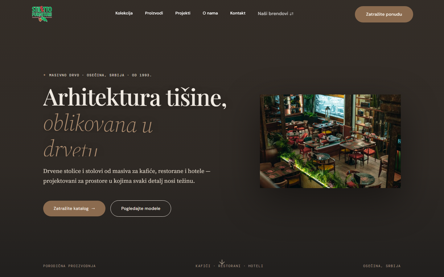 Stiletto Furniture website