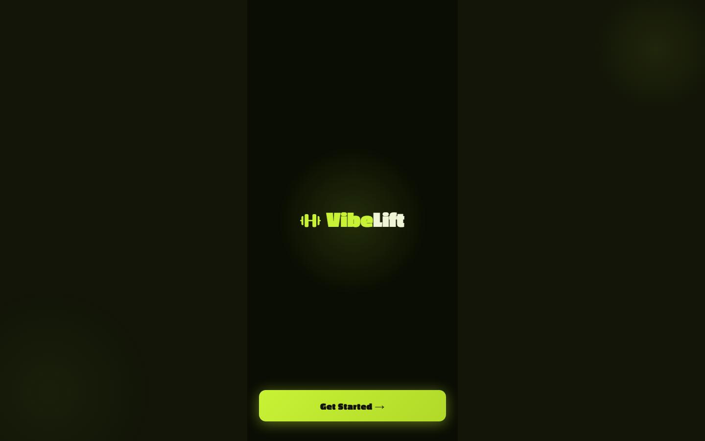 VibeLift web app